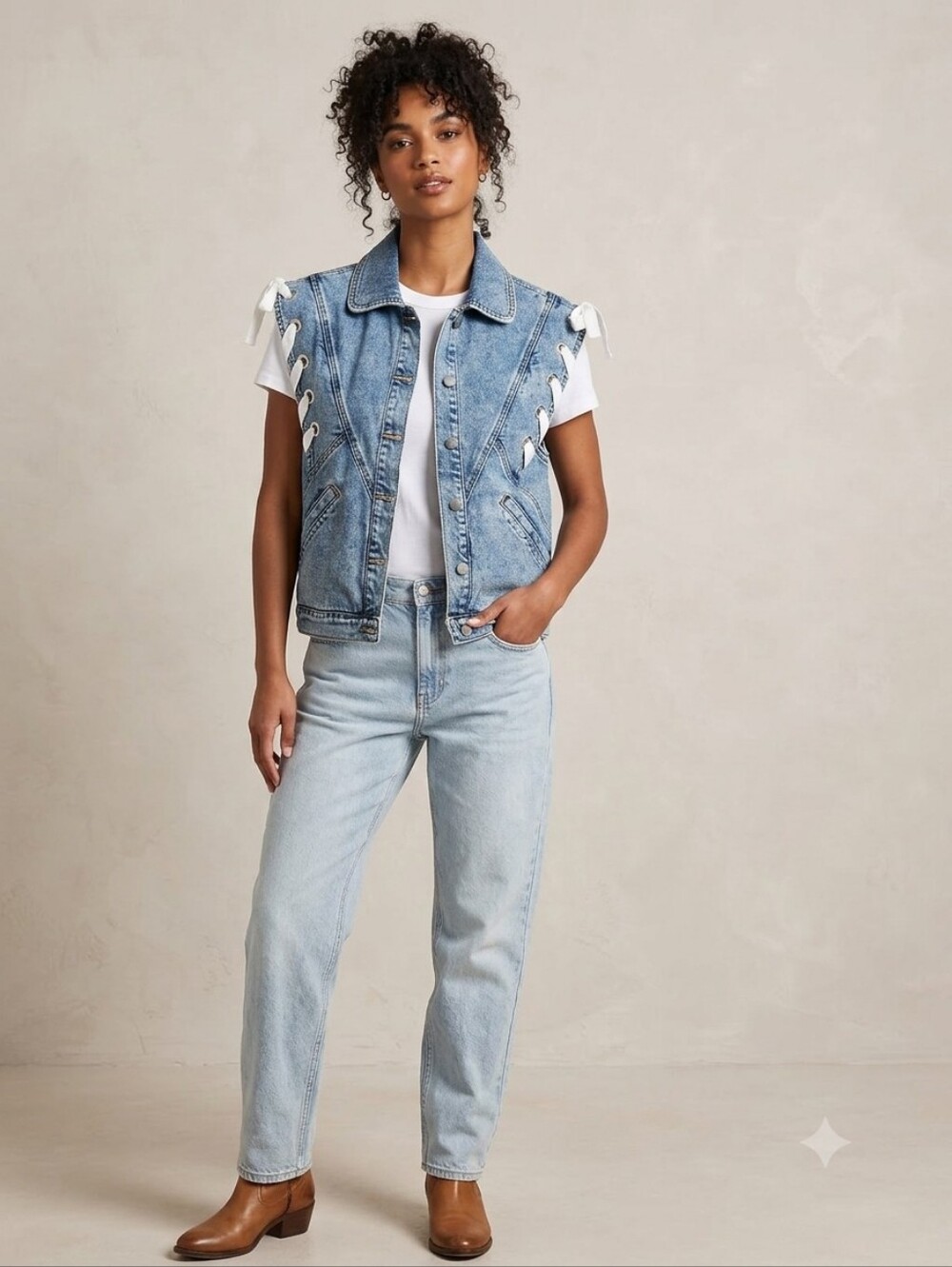 Driftwood Denim Vest, Color Medium Wash NWT Multiple Sizes - Picture 1 of 3